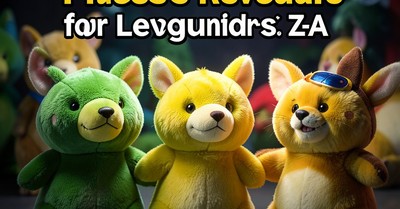 Mega Raichu X and Y Plushes Revealed for Pokemon Legends: Z-A