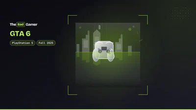 A controller on a Vice City skyline at sunset, representing GTA 6's atmospheric TV trailer