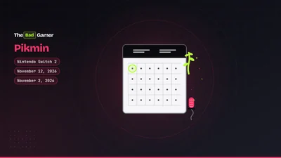 Calendar marking Pikmin Day on November 1 with a plant sprout and microphone, representing the new Switch 2 voice features