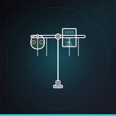 Balance scale with game controller and AI document representing Steam AI disclosure debate