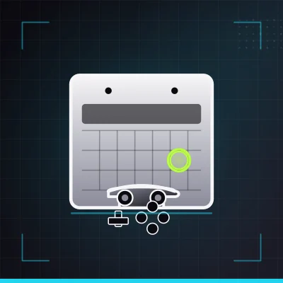Calendar page with October 26 circled and a game controller on top representing Steam Next Fest top demos and Emberville…