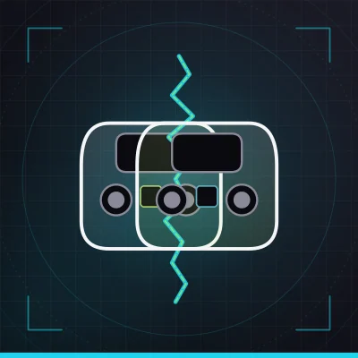 Two game controllers divided by a jagged line representing Wardogs region locking